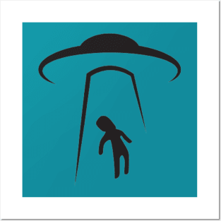 UFO Chronicles Podcast - Abduction Logo Posters and Art